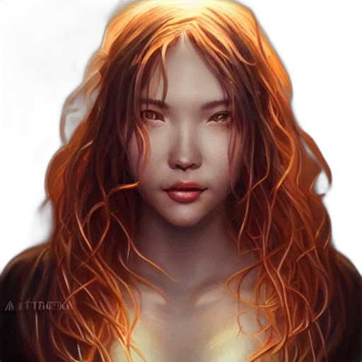 face, hair, mask, fantasy art transparent PNG cut-out