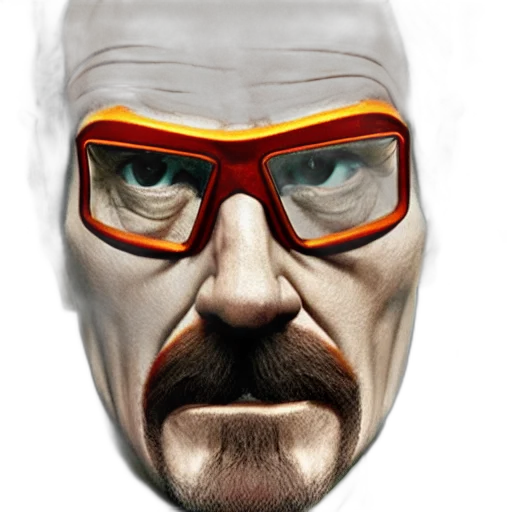 face, mask, robot, 3d render transparent PNG cut-out