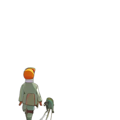 robot, staff, weapon, creature transparent PNG cut-out