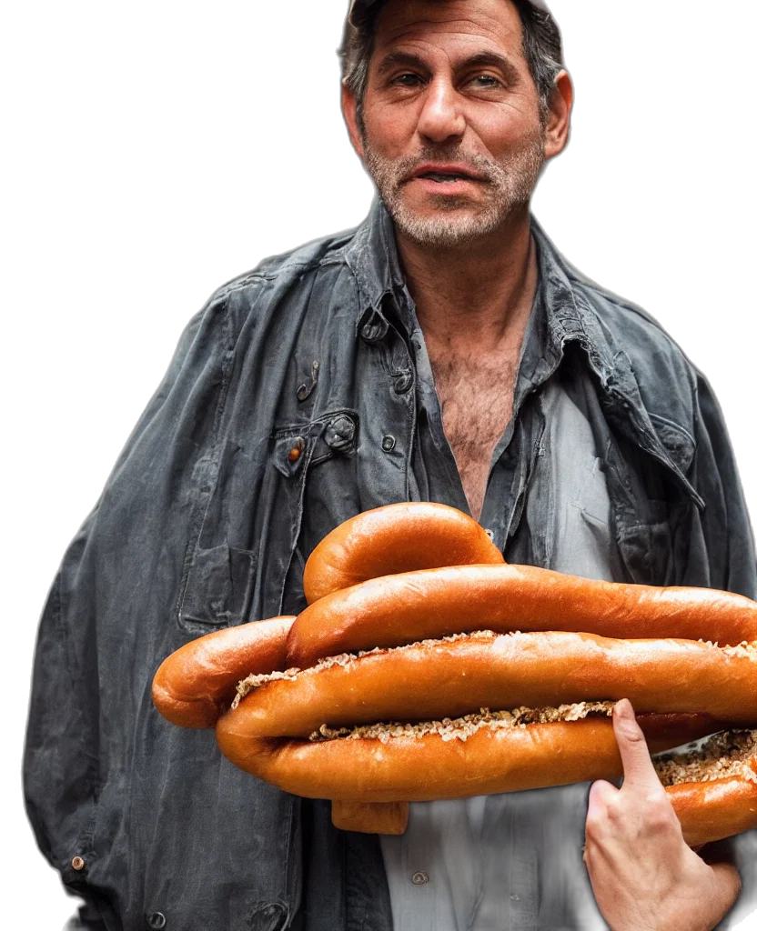 food, jacket, staff, weapon transparent PNG cut-out