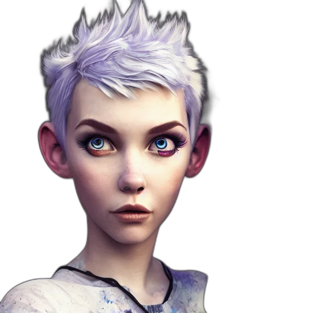 face, staff, fantasy art, concept art transparent PNG cut-out