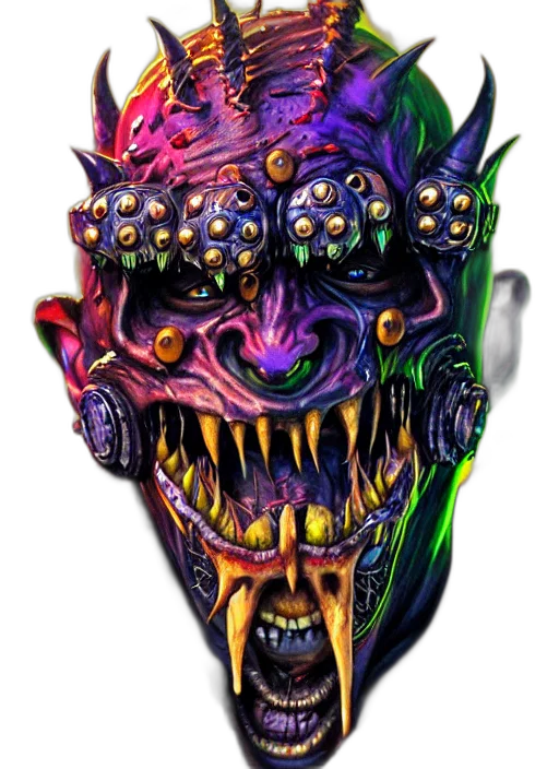 mask, face, crown, creature transparent PNG cut-out