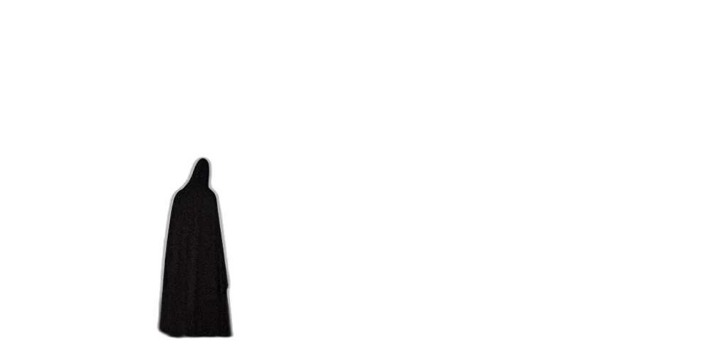 dress, jacket, staff, umbrella transparent PNG cut-out