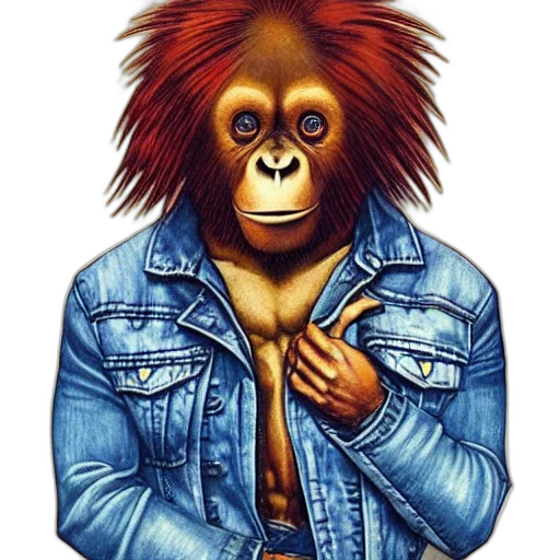 jacket, animal, creature, photorealistic transparent PNG cut-out