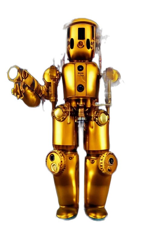 robot, staff, weapon, animal transparent PNG cut-out