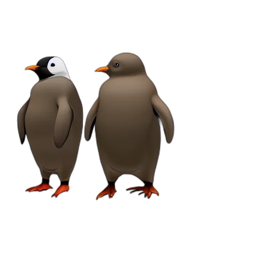 animal, 3d render, concept art, fat transparent PNG cut-out