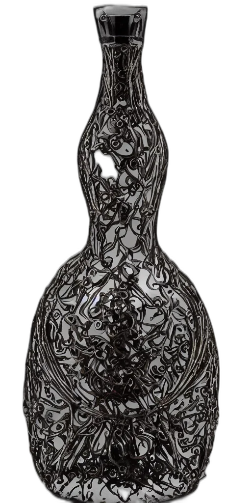 dress, bottle, mask, crown transparent PNG cut-out