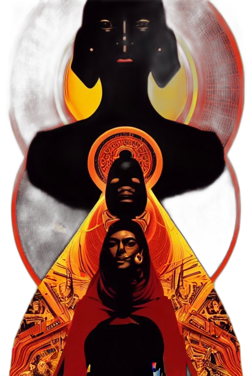 comic book art, concept art, way, god transparent PNG cut-out