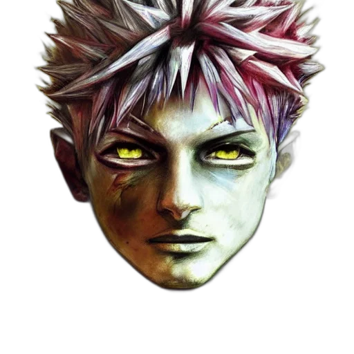 face, mask, creature, crown transparent PNG cut-out
