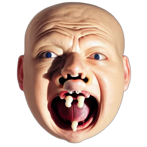 face, mask, creature, animal transparent PNG cut-out