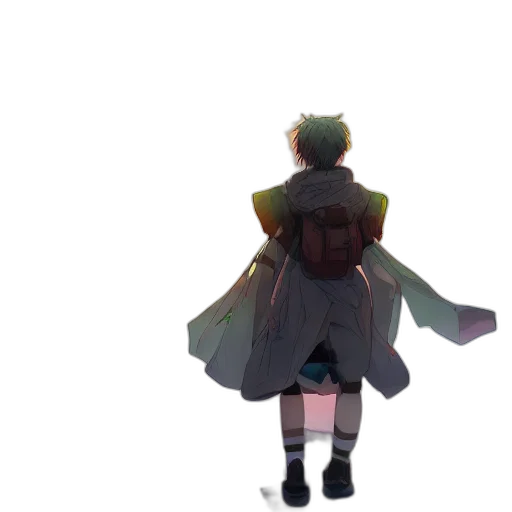 jacket, dress, creature, robot transparent PNG cut-out