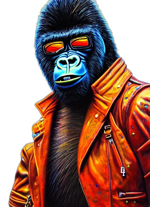 jacket, animal, mask, photorealistic transparent PNG cut-out