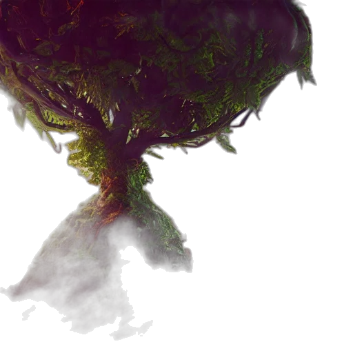 tree, crown, creature, hair transparent PNG cut-out