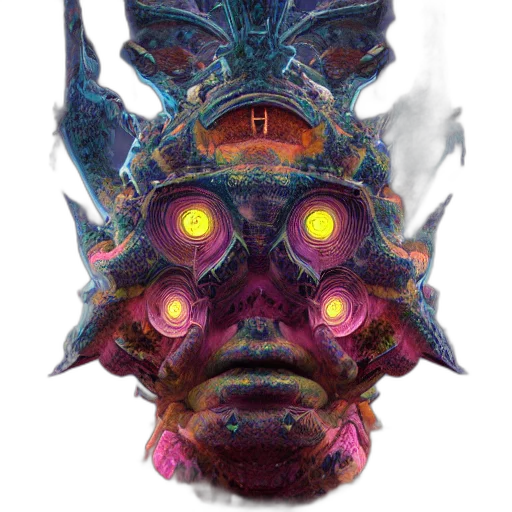 mask, face, dragon, creature transparent PNG cut-out