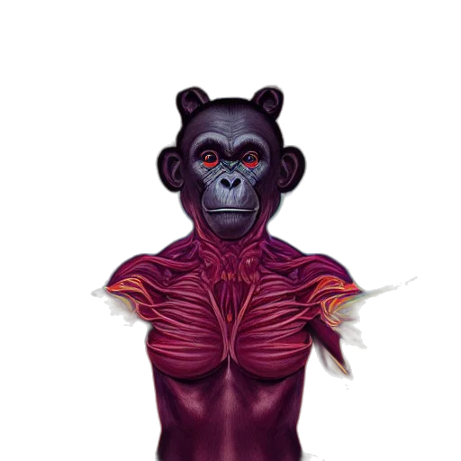 creature, mask, animal, staff transparent PNG cut-out