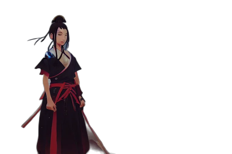 dress, concept art, 3d render, anime transparent PNG cut-out