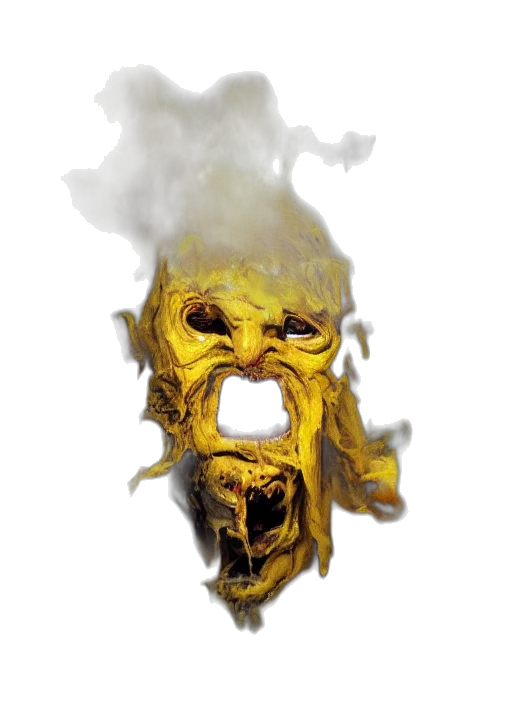 mask, face, creature, dragon transparent PNG cut-out