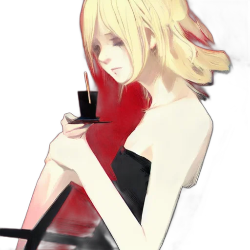 dress, weapon, staff, mask transparent PNG cut-out