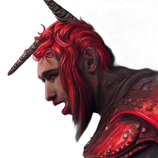 sword, dragon, face, staff transparent PNG cut-out
