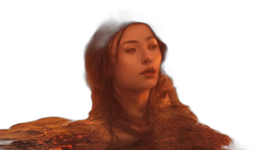 face, crown, dragon, hair transparent PNG cut-out