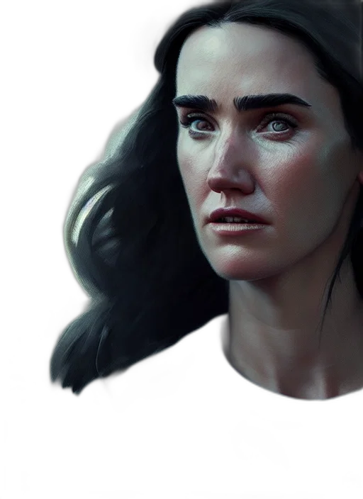 face, concept art, photorealistic, fantasy art transparent PNG cut-out