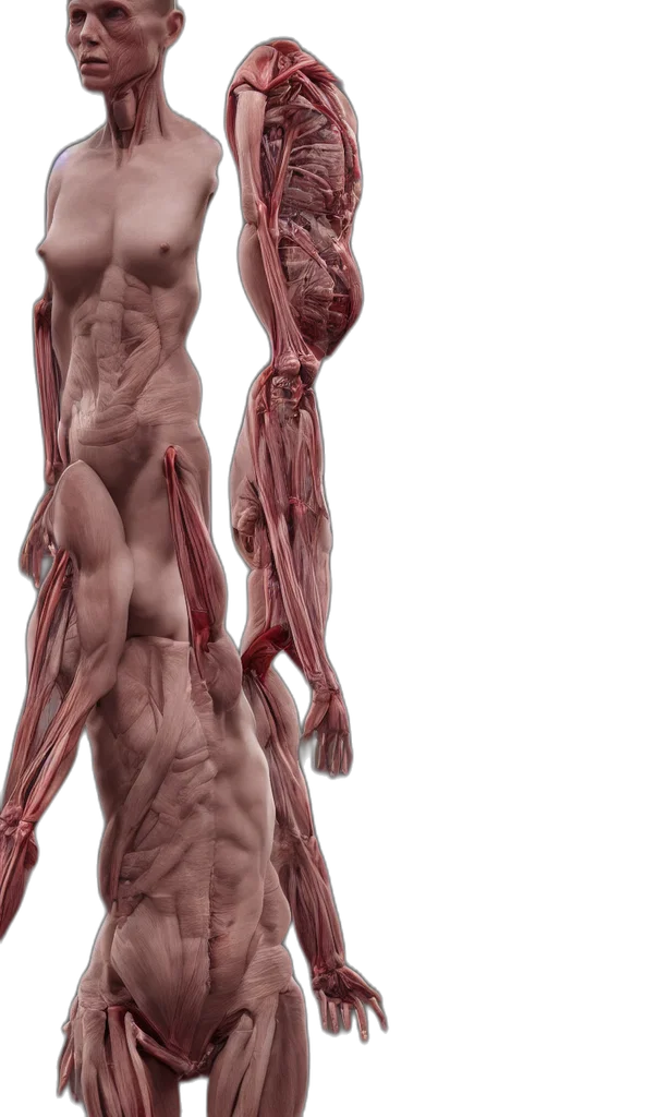 creature, dress, robot, 3d render transparent PNG cut-out