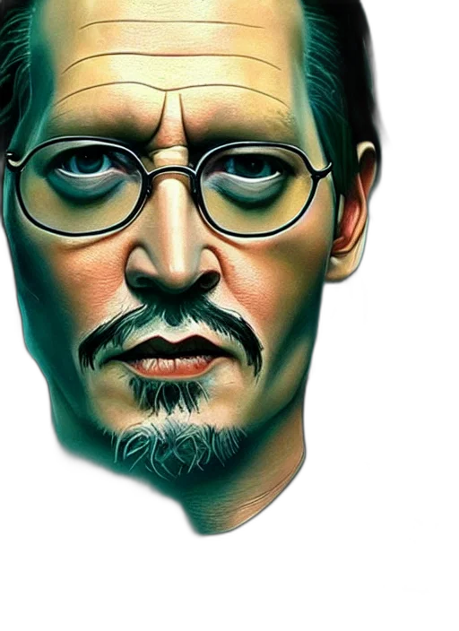 face, mask, photorealistic, 3d render transparent PNG cut-out