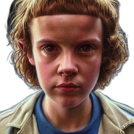 face, hair, jacket, creature transparent PNG cut-out