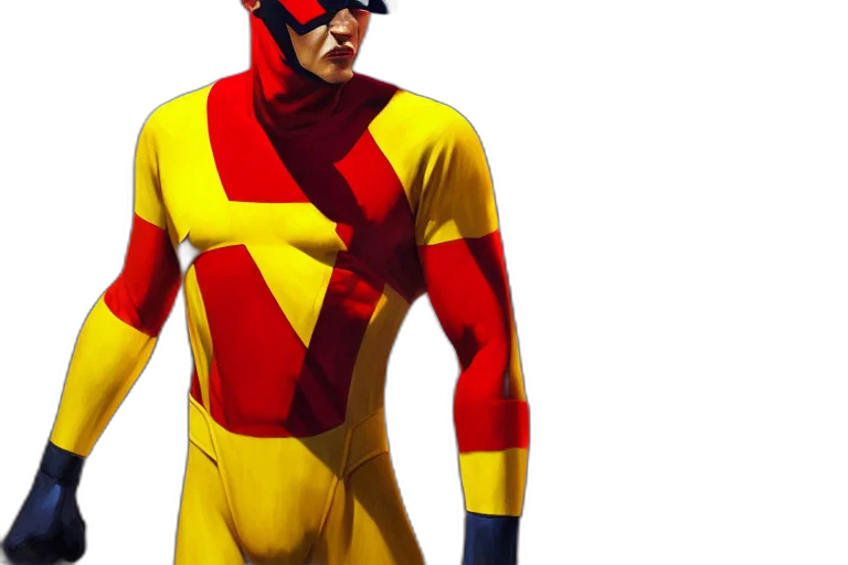 comic book art, concept art, highly, realistic transparent PNG cut-out