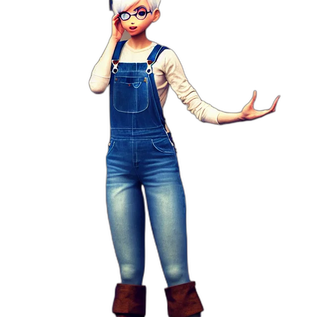 staff, 3d render, concept art, cartoon transparent PNG cut-out