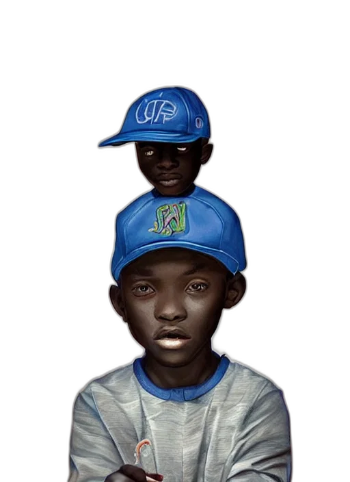 face, concept art, photorealistic, cartoon transparent PNG cut-out