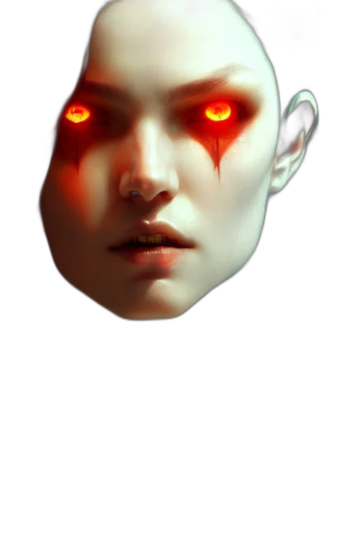 face, mask, robot, creature transparent PNG cut-out