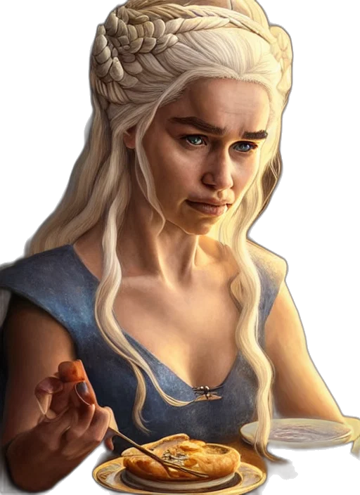 dragon, face, jewelry, dress transparent PNG cut-out
