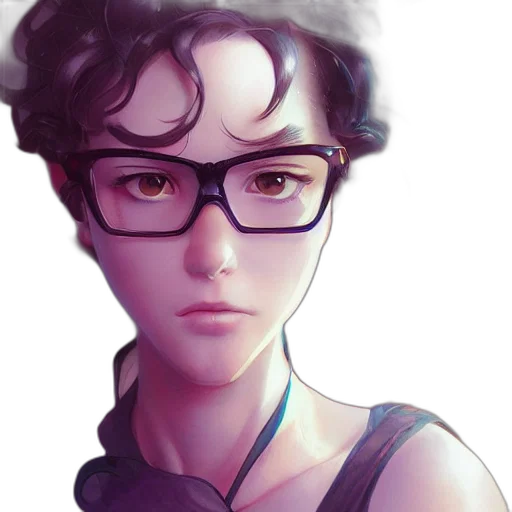face, robot, watercolor, photorealistic transparent PNG cut-out