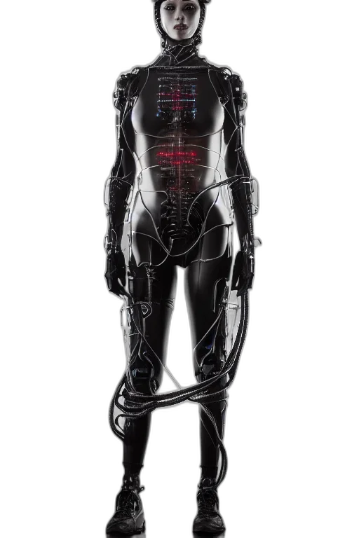 robot, dress, mask, jacket transparent PNG cut-out