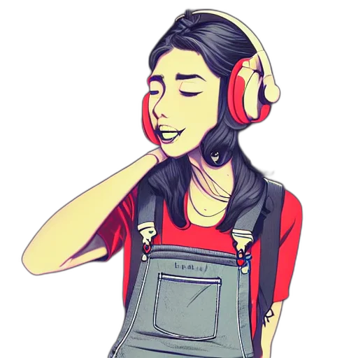 face, cartoon, concept art, pixel art transparent PNG cut-out