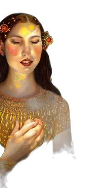 jewelry, dress, fantasy art, photorealistic transparent PNG cut-out