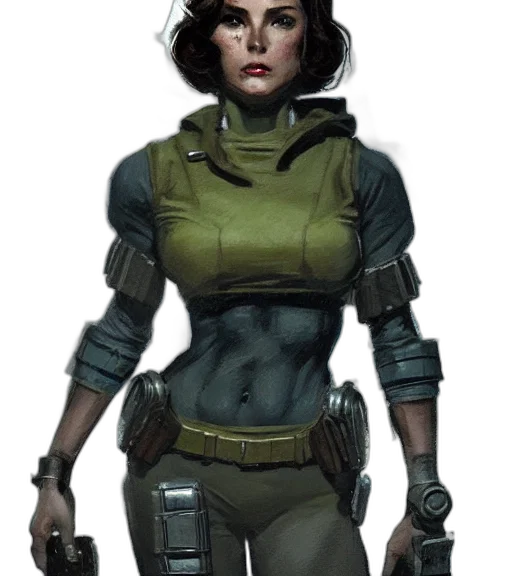 staff, robot, concept art, cyberpunk transparent PNG cut-out