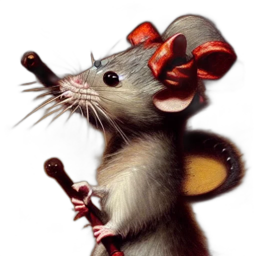 staff, animal, weapon, photorealistic transparent PNG cut-out