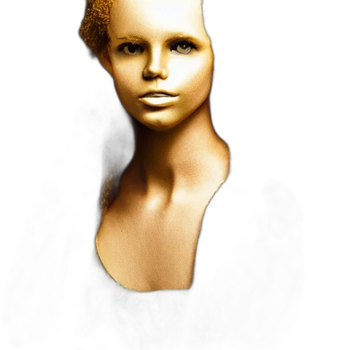 face, mask, hair, robot transparent PNG cut-out