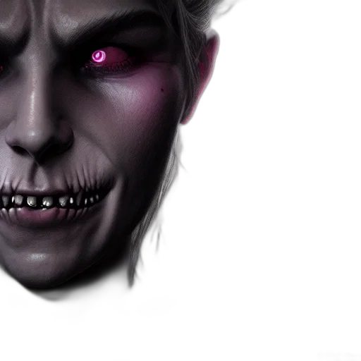 face, creature, mask, concept art transparent PNG cut-out
