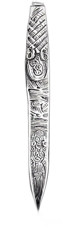 sword, jewelry, staff, hair transparent PNG cut-out