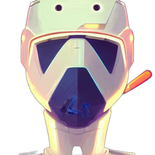 robot, staff, weapon, mask transparent PNG cut-out