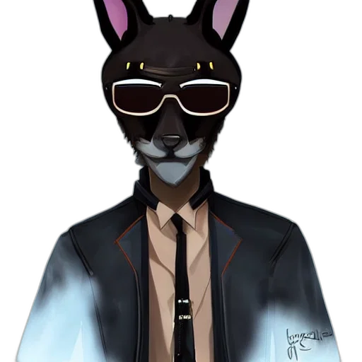 mask, jacket, staff, animal transparent PNG cut-out