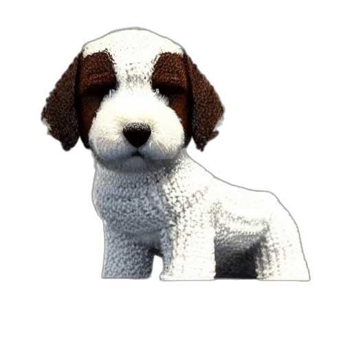 staff, animal, pixel art, 3d render transparent PNG cut-out