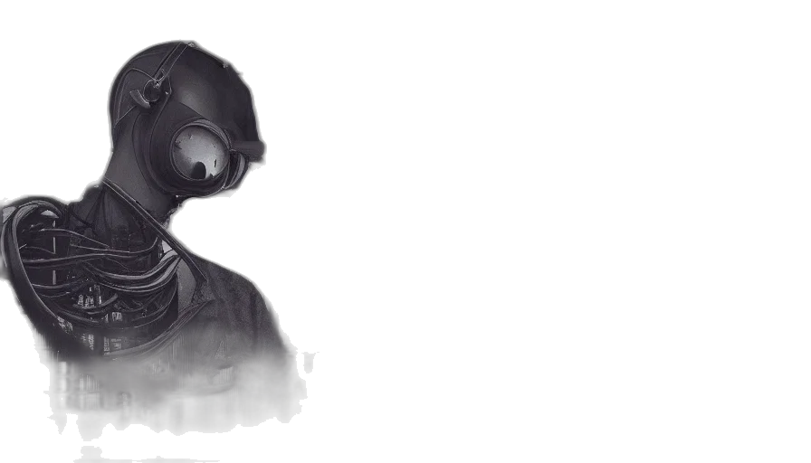 mask, face, creature, robot transparent PNG cut-out