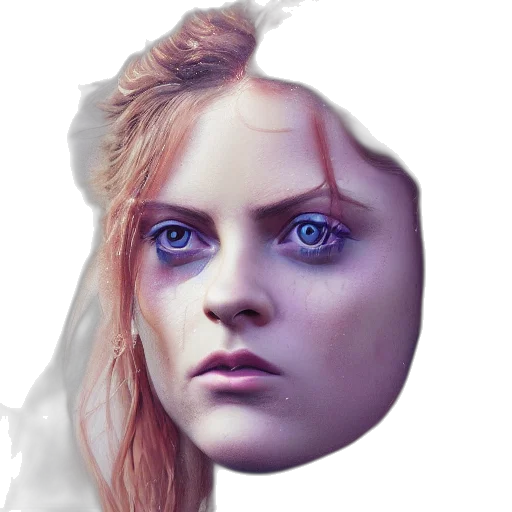 face, mask, crown, robot transparent PNG cut-out