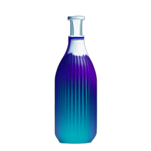 bottle, hair, dress, vaporwave transparent PNG cut-out