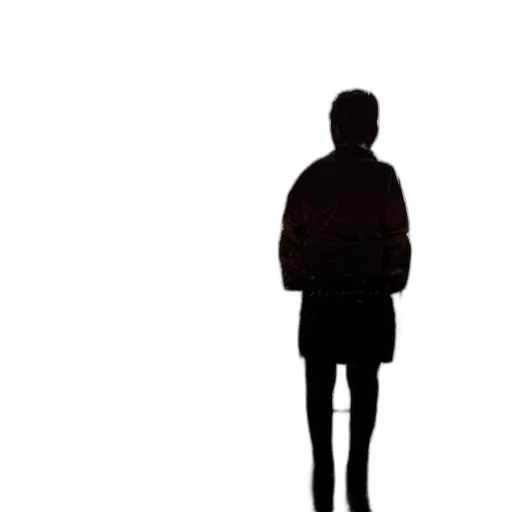 jacket, staff, face, creature transparent PNG cut-out