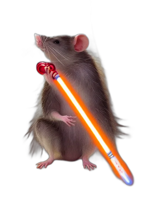 staff, weapon, animal, 3d render transparent PNG cut-out